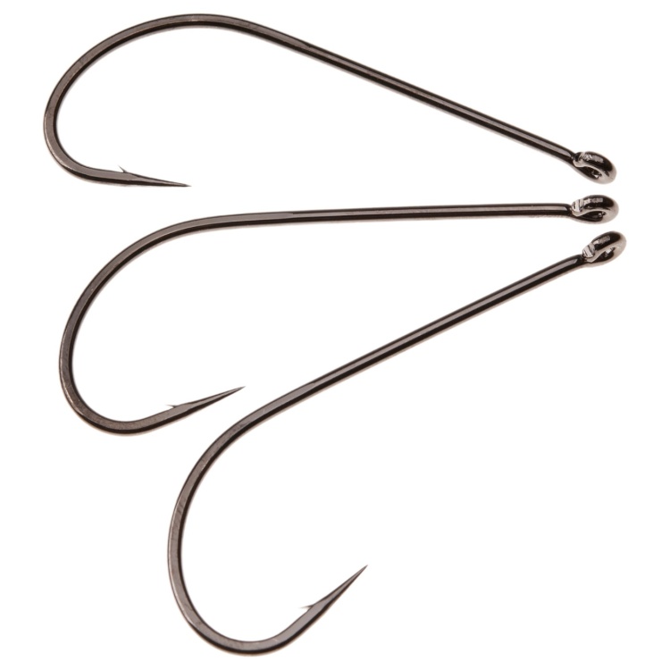 Ahrex Pr320 Predator Stinger #4/0 Fly Tying Hooks Black Nickel Heavy Wire Also Known As Trailer Hook